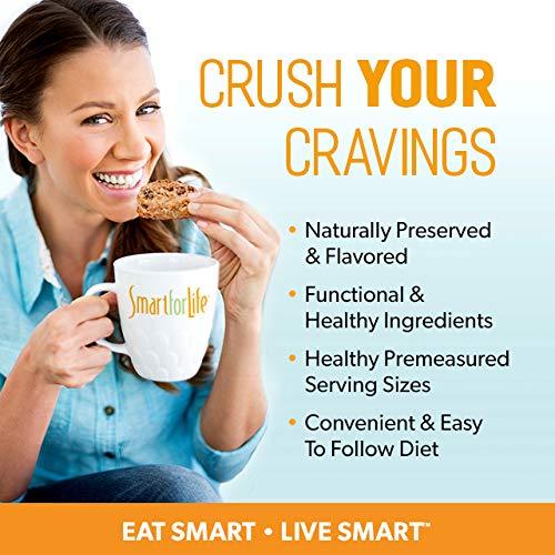 SMART FOR LIFE SMART FOR LIFE Oatmeal Raisin Protein Cookies - High Protein Cookie Diet - 12 Count - Meal Replacement - On-the-Go Snack - Low Sugar Low Calories Super High Fiber Cookies - Protein Snack