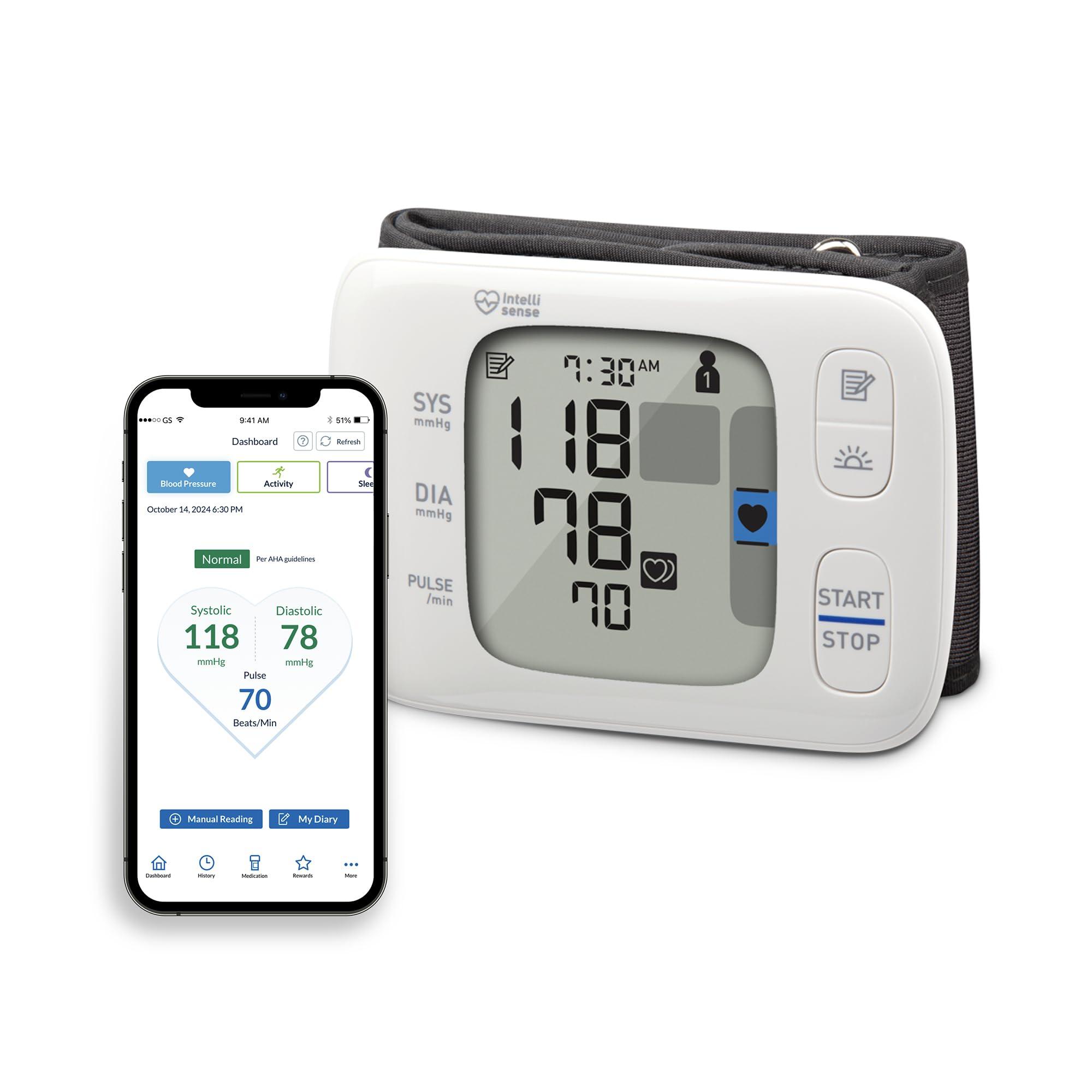Omron OMRON Gold Blood Pressure Monitor, Portable Wireless Wrist Monitor, Digital Bluetooth Blood Pressure Machine, Clinically Validated, FDA Cleared, FSA/HSA Eligible