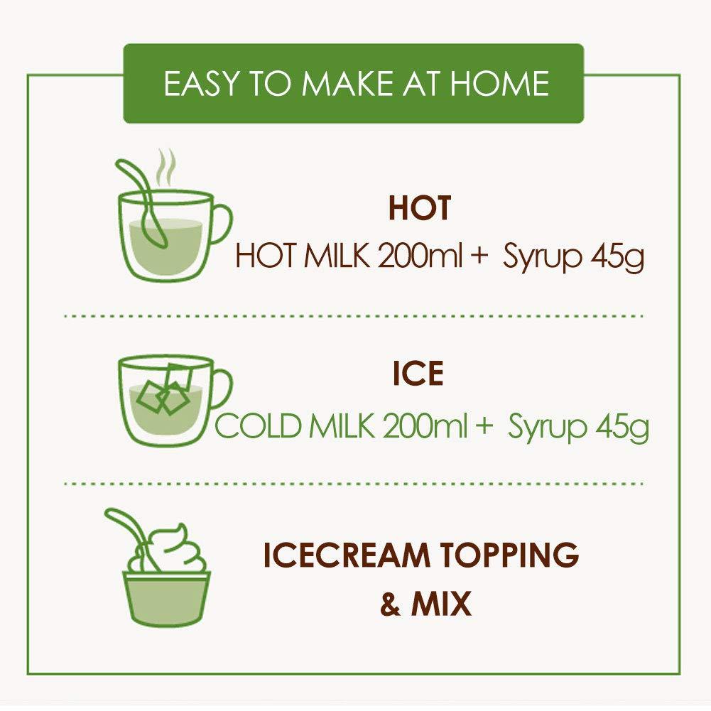 Nokchawon [Nokchawon] Cafe Base Syrup for Tea, Easy to Use, Tube Type, Easy to Make at Home (Green Tea)