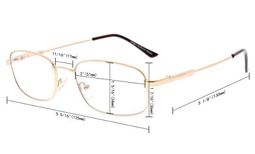 Eyekepper Eyekepper UV Protection Progressive Reading Glasses 3 Levels Multifocus Readers Men Women Bendable Memory Frame