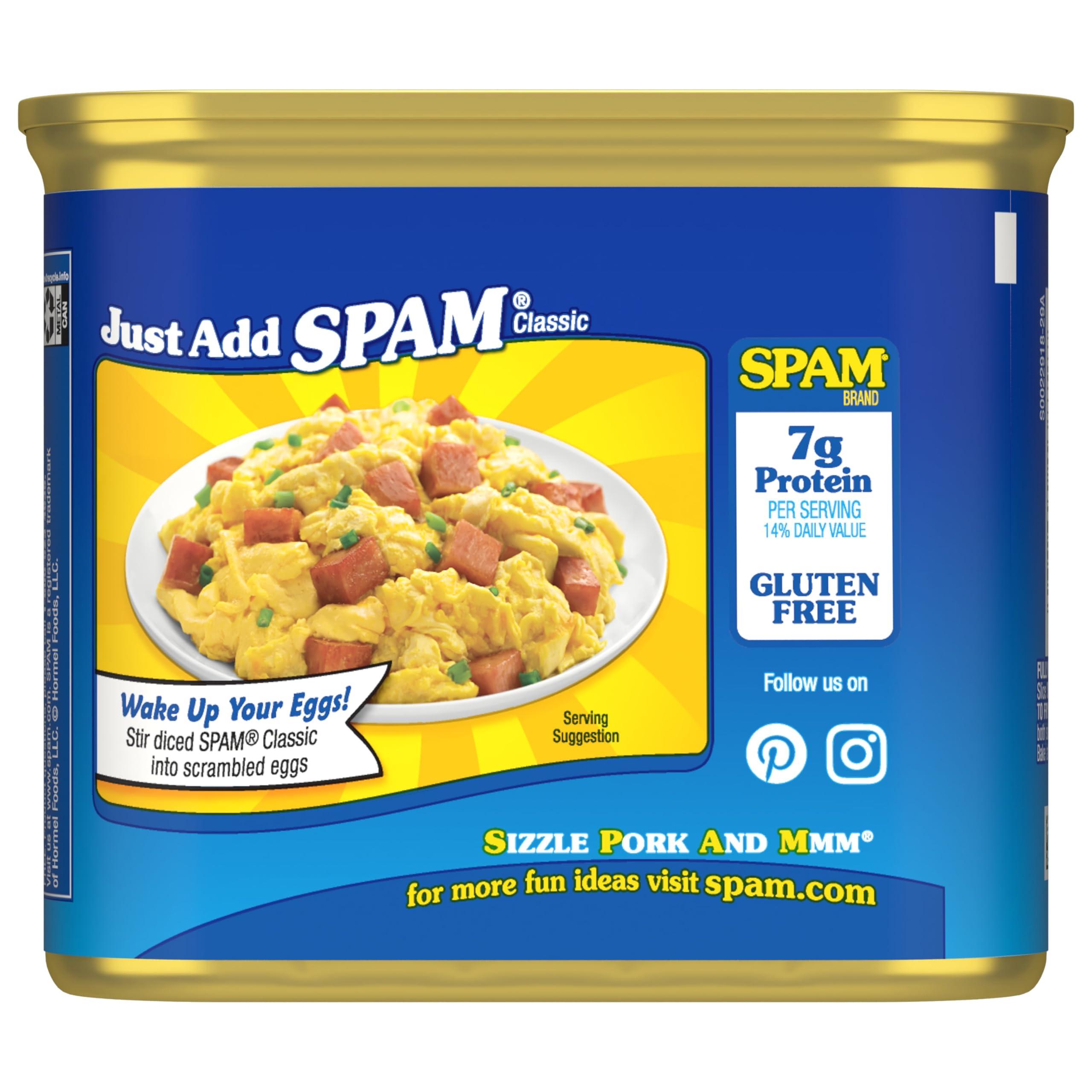 SPAM Spam Classic, 12 Ounce Can (Pack of 12)
