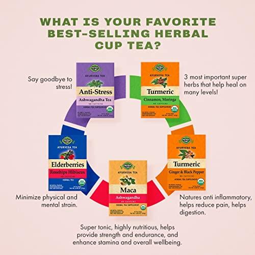 Herbal Cup Enjoy Healing Herbs In A Cup! Herbal Cup Ayurveda Women's Tea, Organic Harmony & Balance, No Caffeine Herbal Teas (16 Count, Pack of 1)
