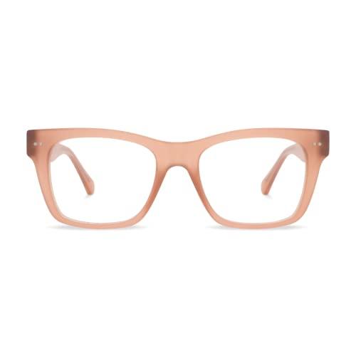 LOOK OPTIC LOOK OPTIC Cosmo Reader - Stylish Unisex Ultra-lightweight Reading Glasses with Scratch-Resistant, Prescription-Quality Lenses (Full Magnification - Not Progressives) 2.50, Champagne
