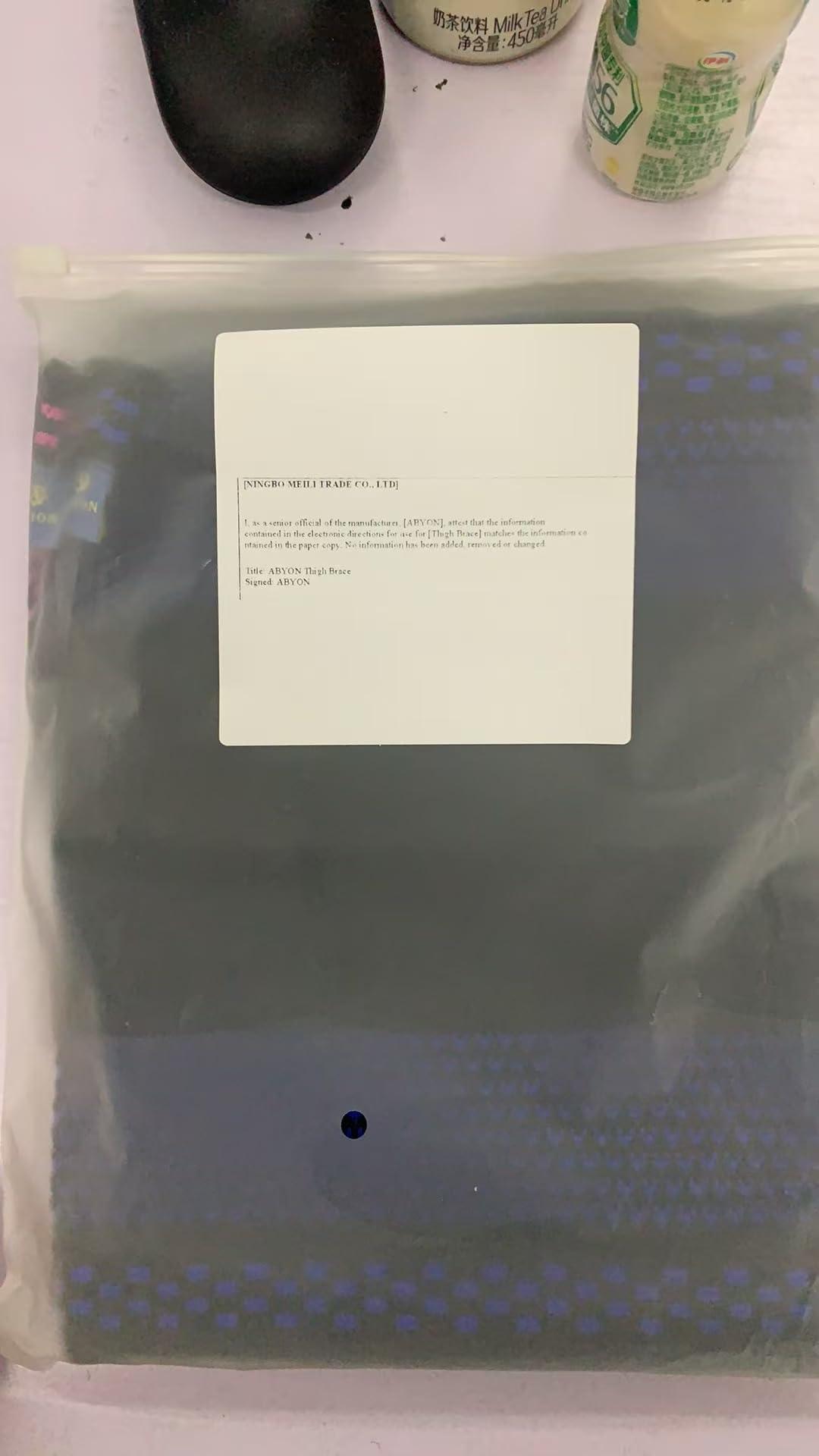 ABYON ABYON Thigh Compression Sleeves (Pair), Hamstring Compression Sleeve for Quad, Groin Pain Relief & Recovery, Thigh Brace Anti-Slip Upper Leg Sleeves for Men and Women, Thigh Support for Running