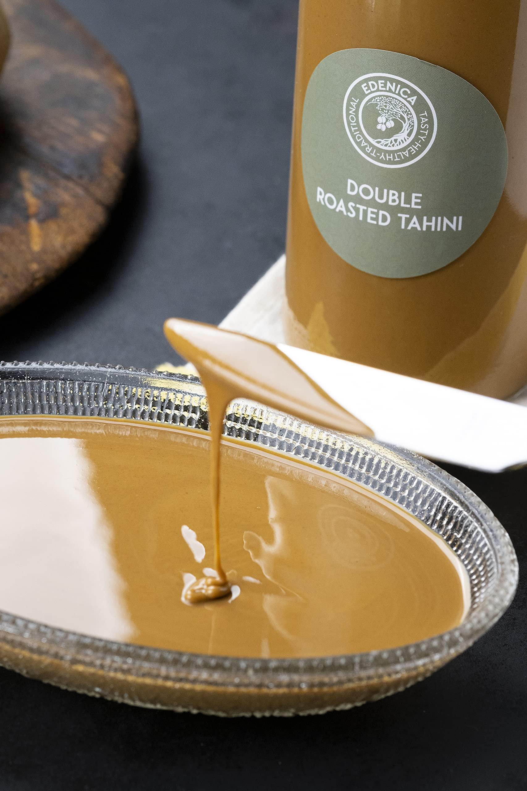 edenica tasty-healthy-traditional Double Roasted Anatolian Edenica Tahini: The Ultimate Ingredient for Delicious and Memorable Meals 500gr- 17.60oz
