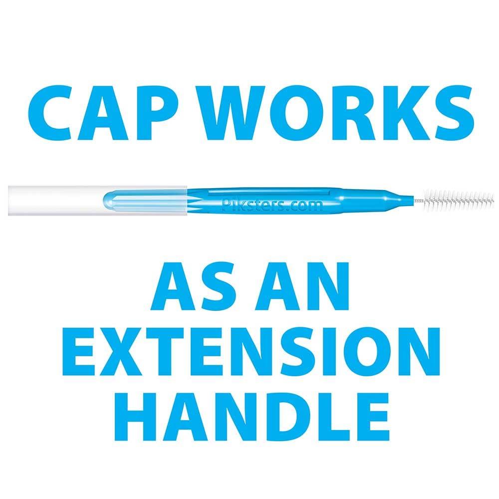 Piksters Piksters Interdental Brushes, 40 pk, Size 5, Interdental Tooth Brush for Large Gaps, Gum Soft Bristles for Plaque Removal, Safe for Braces