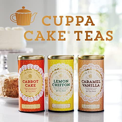 The Republic of Tea The Republic of Tea — Carrot Cake Cuppa Cake Tea, 36 Tea Bags, Caffeine-Free