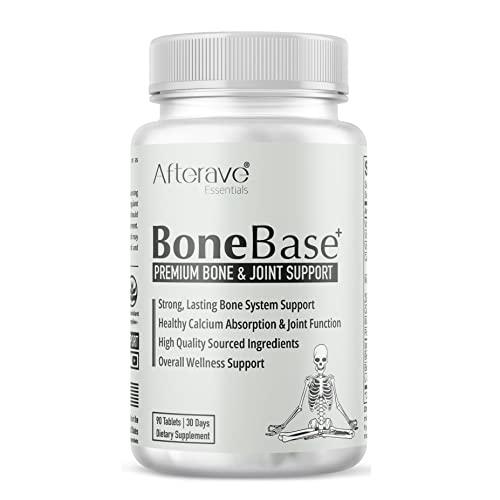 Afterave Essentials BoneBase Premium Formula Bone & Joint Mobility, Build Strong Bone Matrix, Connective Tissue, Muscular, Skeletal, Vascular Health Support, Broad Nutrient Spectrum To Maintain Bone Function & Protection