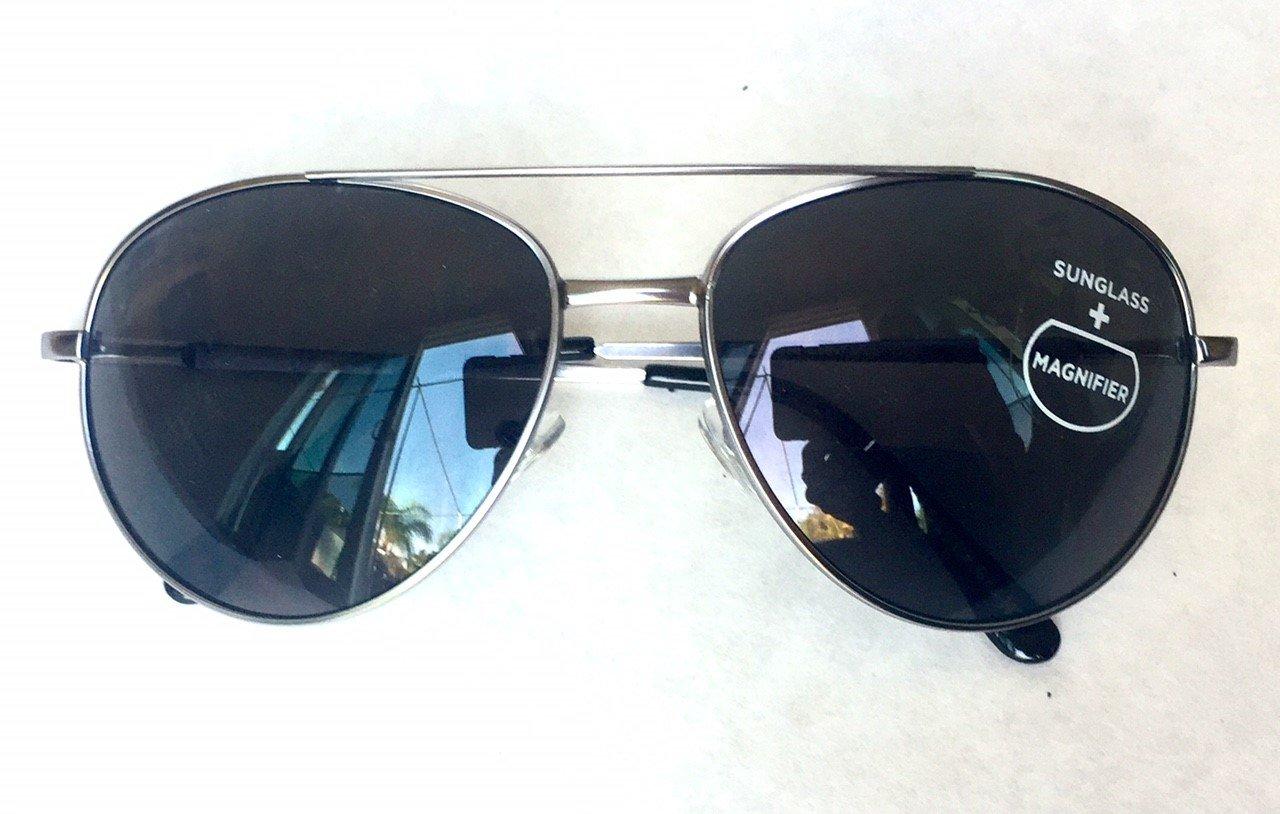 Foster Grant Foster Grant +3.25 "Aviator" BIFOCAL SUNLIGHT READER Sunglasses (189) 100% UVA & UVB Protection + FREE BONUS Cleaning Cloth