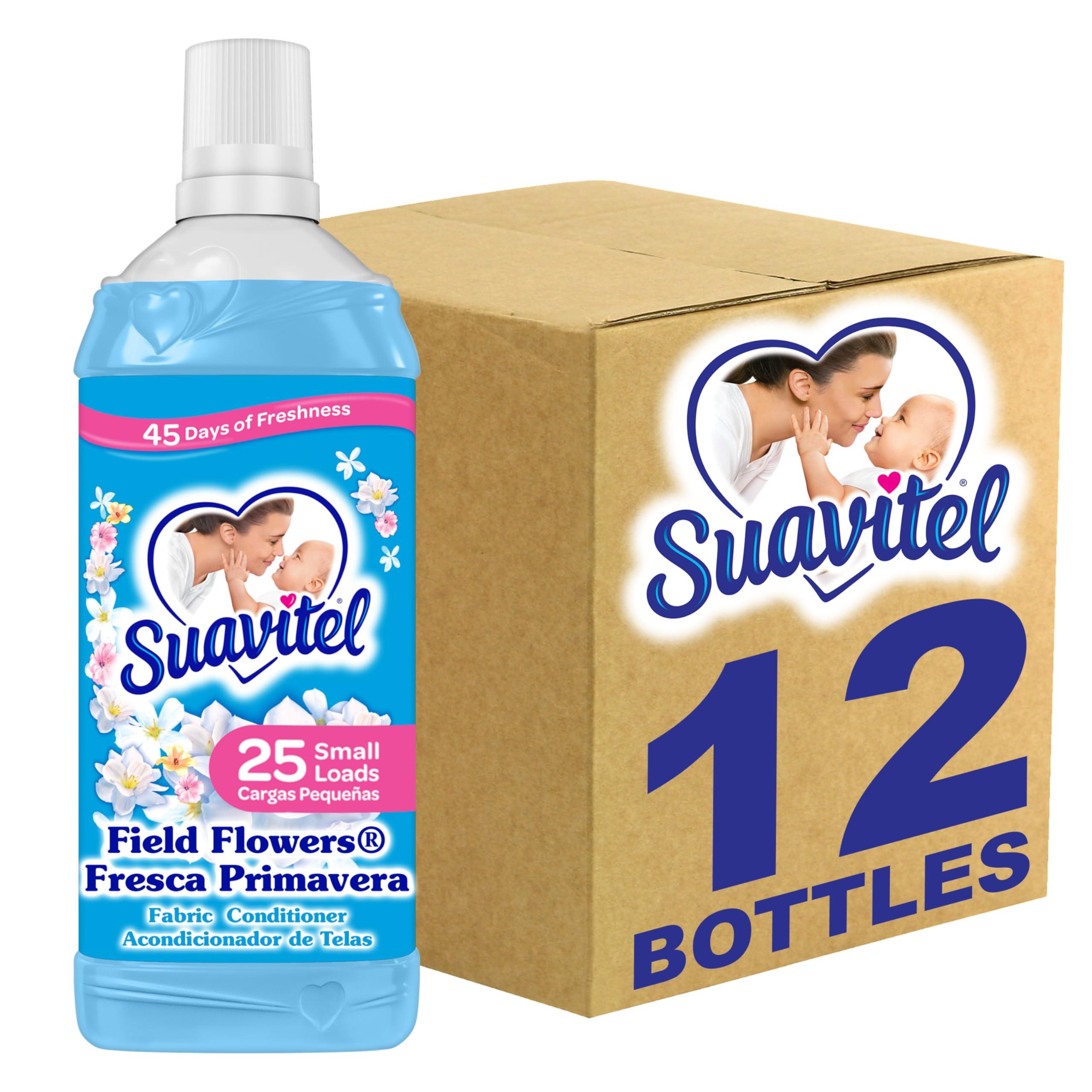 Suavitel Suavitel Fabric Softener, Field Flowers, 25 oz (Pack of 12)