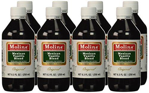 Molina Molina Vanilla Extract Original, 8.3 Ounce (Pack of 8)