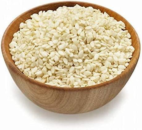 SJH SJH Seven Star White Sesame Seeds for Eating - 400gm | Safed Til | Clean & Natural | White Til