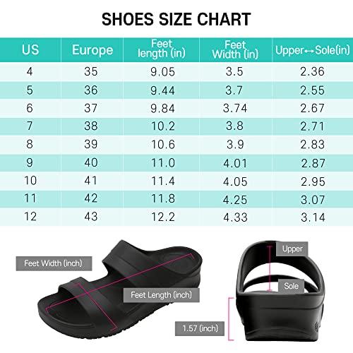 VAROFIT Varofit Arch Support Shoes for Plantar Fasciitis Orthotic Slippers for Flat Feet Women Stress Relief Flip Flops Lightweight Soft Slide Sandals for Men_Whitesoft5