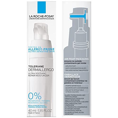 La Roche-Posay La Roche-Posay Toleriane Dermallergo Ultra Soothing Repair Face Moisturizer for Sensitive Skin, Gentle Moisturizing Face Cream for Dry Skin, Packaging May Vary, Formerly Toleriane Ultra