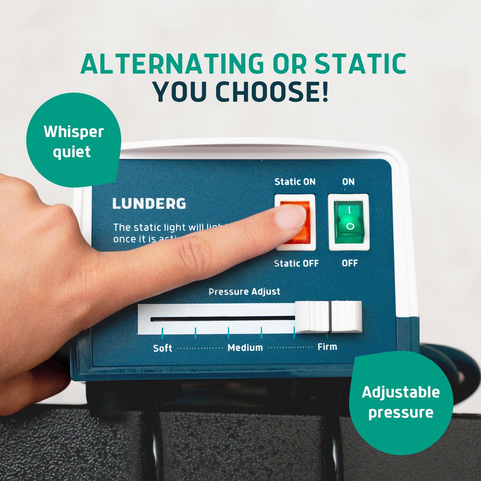 Lunderg Lunderg Bedsore Pillow + Alternating Air Pressure Pad for Recliner Chair - Bed Sore Prevention