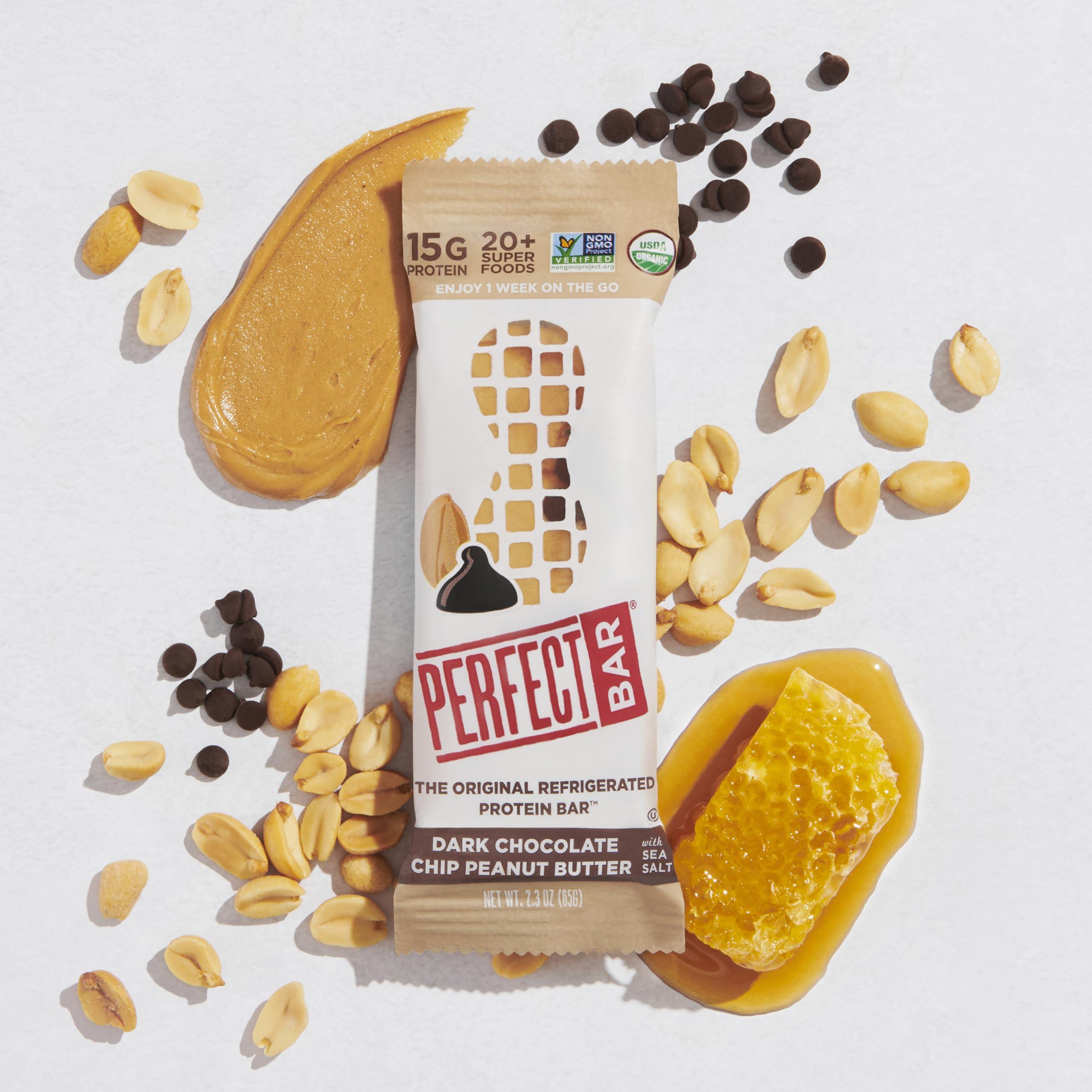 Perfect Bar Perfect Bar Gluten-Free Dark Chocolate Chip Peanut Butter Protein Bar, 4 count, 2.3 oz