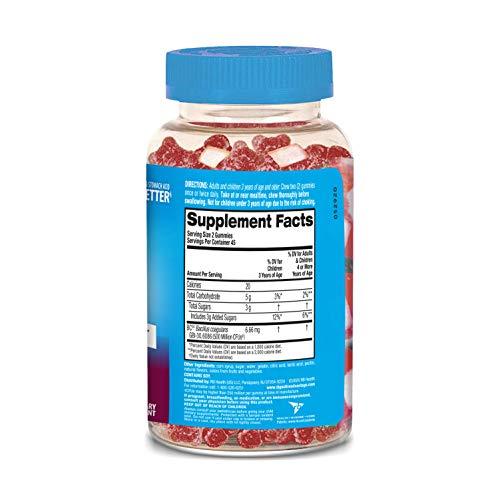 Digestive Advantage Digestive Advantage Probiotic Gummies For Digestive Health, Daily Probiotics For Women & Men, Support For Occasional Bloating, Minor Abdominal Discomfort & Gut Health, 90ct Superfruit