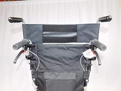 Troy Technologies Inc. Universal Push Wheelchair Handle Extender - Backrest Wheelchair Accessories for Adults – Extendable Handle for Wheelchair & Strollers – Adjustable Extender for Wheelchair for Adults