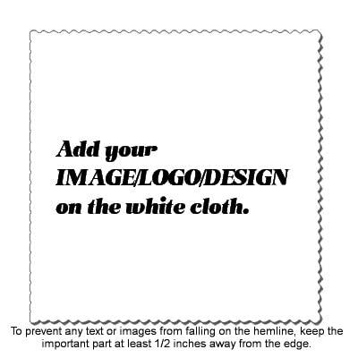 Muka Muka 100 Pcs Custom Microfiber Cleaning Cloth 6X6 Inch Full Color Printed Microfiber Cloth Promotional Item for Eyeglasses Lenses Electronics and Screens-7\" x 7\"