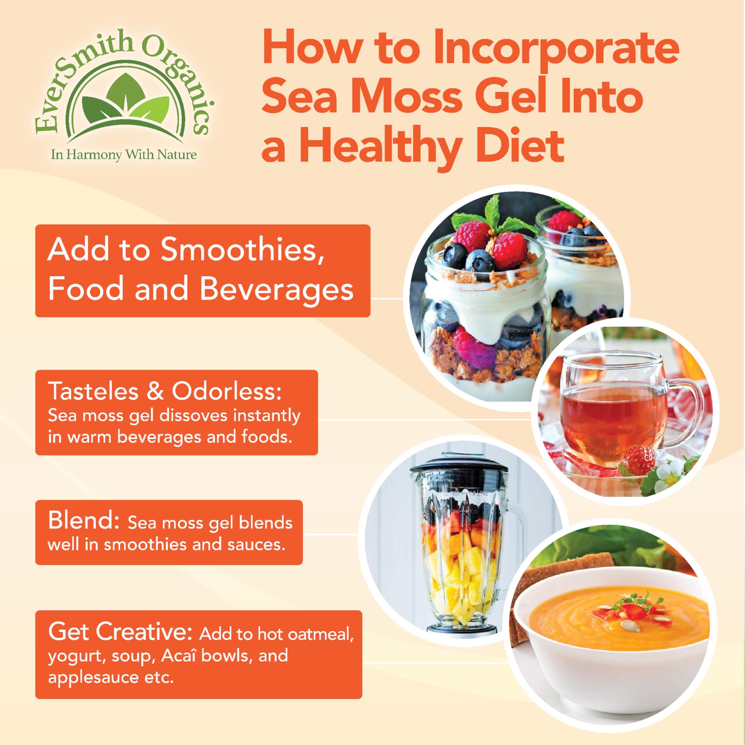 EverSmith Organics EverSmith Organics Irish Sea Moss | Makes 160oz of Gel | Gold Sea Moss | Sea Moss from St. Lucia | Seamoss Raw Superfood | Dried Sea Moss | Wildcrafted Sea Moss (2 OZ Bag)