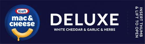 Kraft Kraft Deluxe White Cheddar & Garlic & Herbs Macaroni & Cheese Dinner (11.9 oz Box)