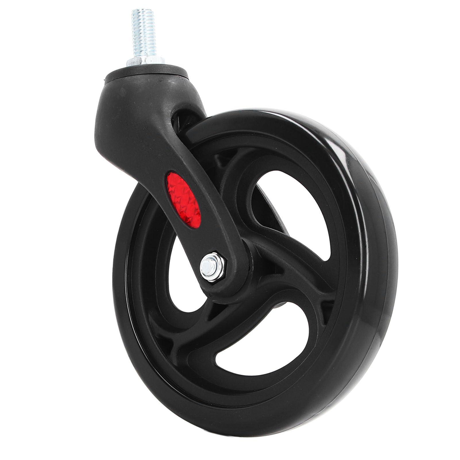 Dioche 6 inch Wheelchair Front Castor Wheel, Heavy Duty Replacement Wheel with Axle, Wide Compatibility