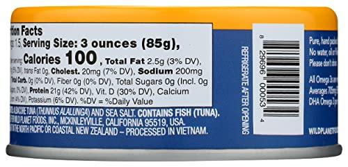 Wild Planet Wild Planet Sustainably Caught Wild Albacore Tuna, Cans, 5 oz