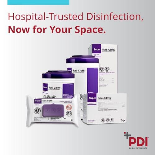 SANI CLOTH Germicidal Disposable Cloth Wipes, Large Wipes, 5\"x8\", 50 Individually Wrapped