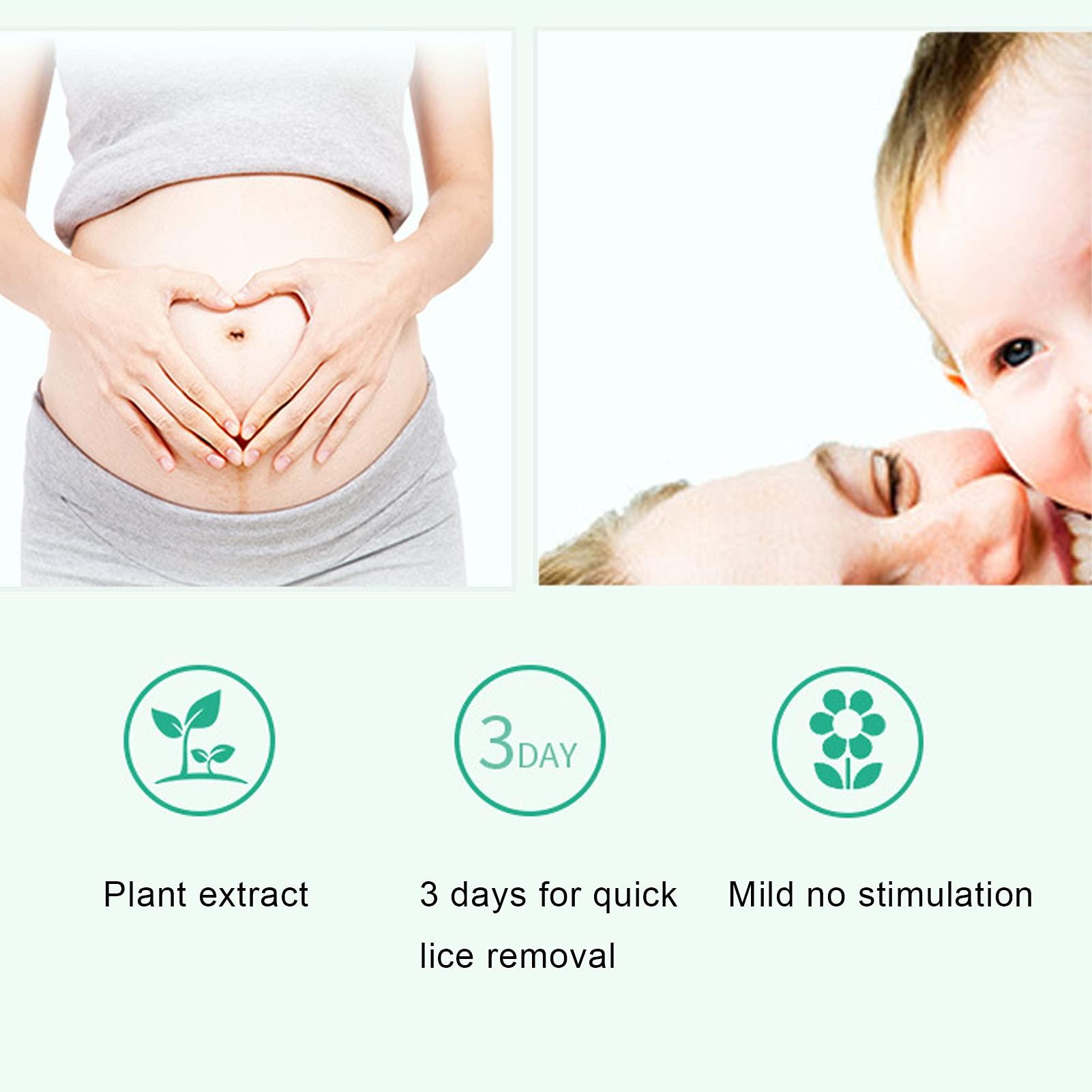 LIZEALUCKY Lice Combs, Stainless Steel Fine Tooth Comb Lice Comb Professional Head Lice Nit Removal Hair Comb for Kids Adults Pets Dog Long Short Hair