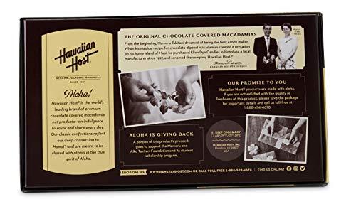 Hawaiian Host Value 2 Pack of Hawaiian Host Premium Signature Dark Chocolate Whole Macadamia Nuts (2 pack of 7-ounce boxes each for a total of 36 candies) delicious and perfect for holiday gifts