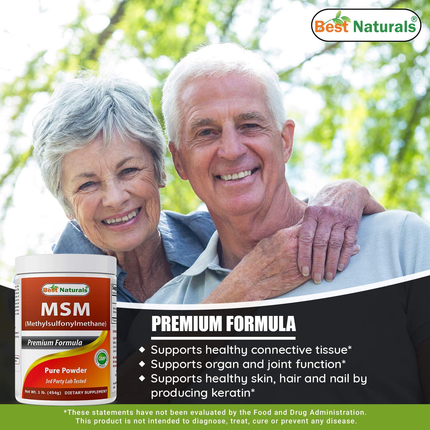 Best Naturals Best Naturals MSM Powder & Vitamin C Powder