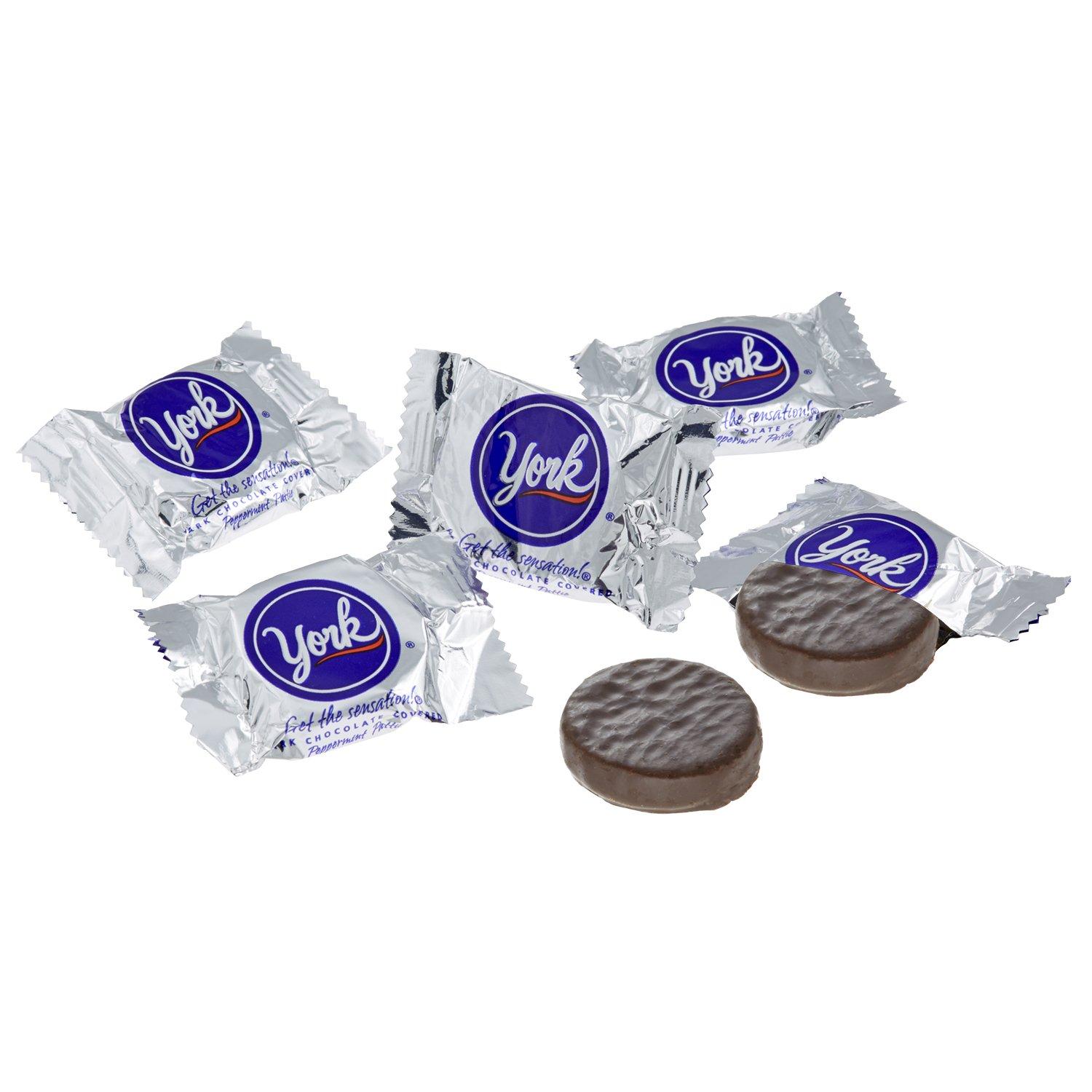 HERSHEY'S YORK Peppermint Patties (Gluten-Free Dark Chocolate Covered Mint Candy), Bulk 70 Ounce Bag