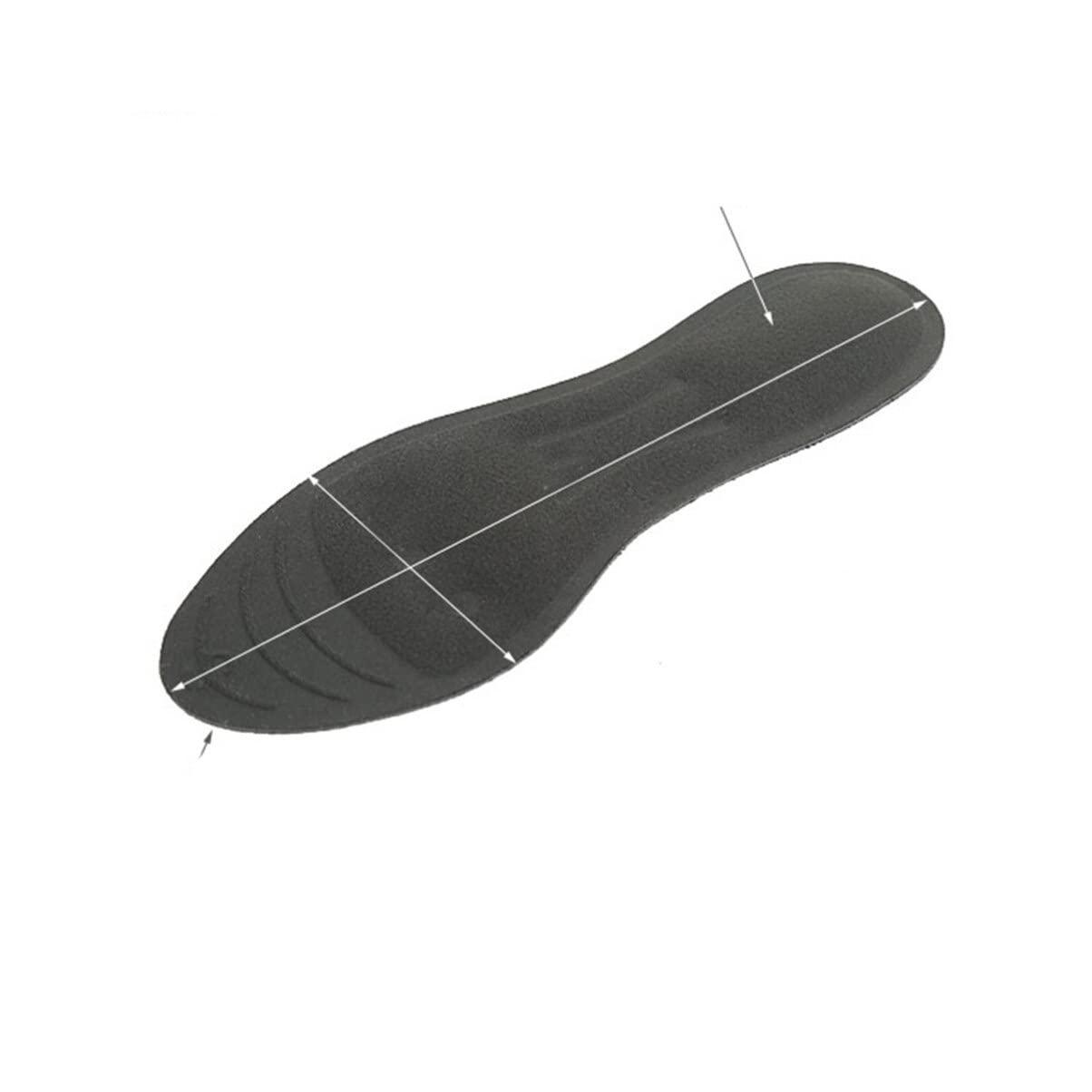 Healifty Liquid Massaging Orthotic Shoe Insoles - Shock Absorbing Gel Shoes Inserts - Foot and Arch Support - Glycerin Filled - Foot Massage for Plantar (XS Size)