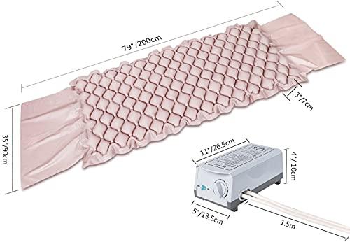 FIRST LOVE Alternating Pressure Mattress Medical Air Mattress with Inflatable Pad & Electric Pump System for Ulcer Bedsore Prevention and Pressure Sore Treatment-Fits Standard Hospital Beds, 79x35 in Pack of 1