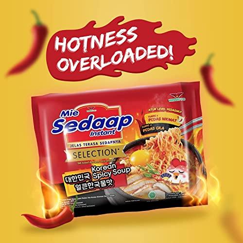 Jans Mi Sedaap - Korean Style Spicy Chicken Flavored (Soup Packet (Pack of 40))