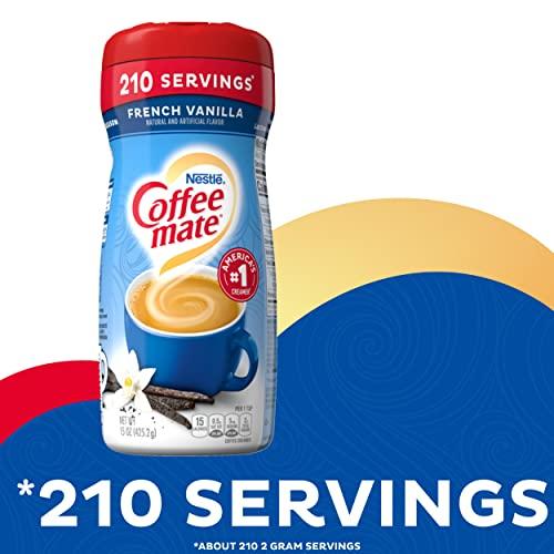 Coffee mate Nestle Coffee mate French Vanilla Powder Coffee Creamer 1 Pack (15 Oz)