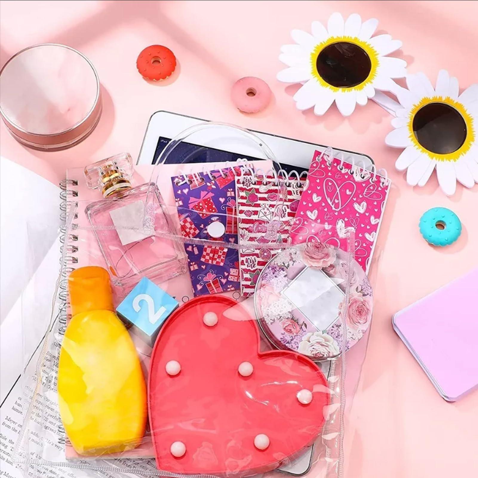 Dpofirs 30 Pack Clear Gift Bags with Handle, Reusable Plastic Bags Small Gift Wrap Tote Bags Clear Bags for Gifts Wedding Party Favors, Transparent Gift Wrap Bag