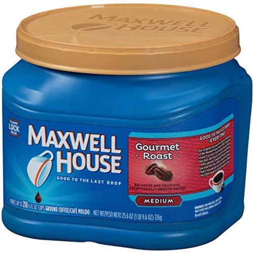 MAXWELL HOUSE Maxwell House Gourmet Roast Medium Roast Ground Coffee (25.6 oz Canister)