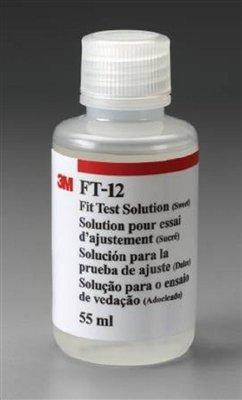 3M 3M FT-12 Respiratory Fit Testing Solution, Sweet (Size: 55ml bottle). Each