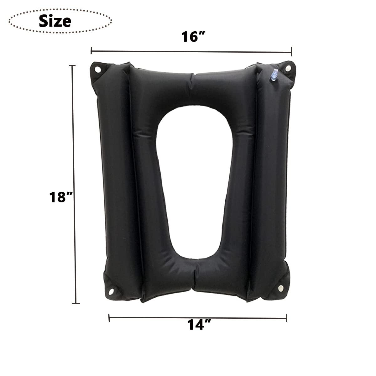 HXCH HXCH Inflatable Cushions - Elderly Nursing Seat Pad for Bedridden Disabled for Pain Relif, Fit for Toilet Chair &Wheelchair, Breathable & Comfort