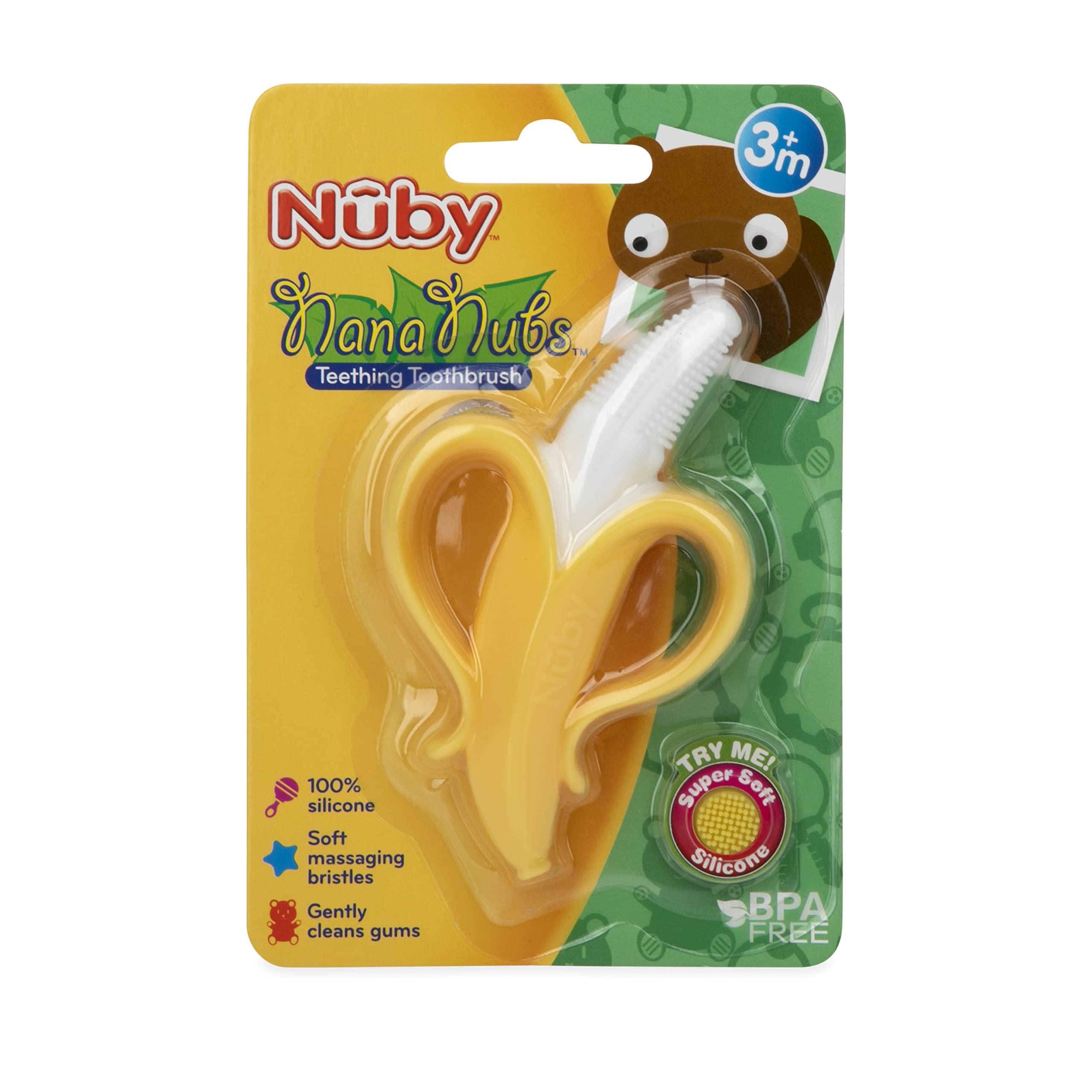 Nuby Nuby Nananubs Banana Massaging Teether, Yellow (Pack of 16)