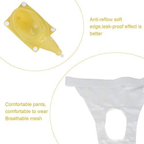 Wytino Urine Catheter Bags, Silicone Urine Collector Wearable Urinal System Can Prevent Backflow-No Spill, No Smell,No Mess (Women Normal Type)