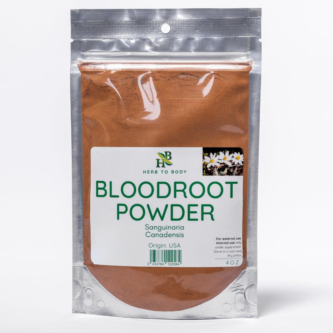 Herb To Body Herb to Body Bloodroot Powder - Sanguinaria Canadensis - 4oz