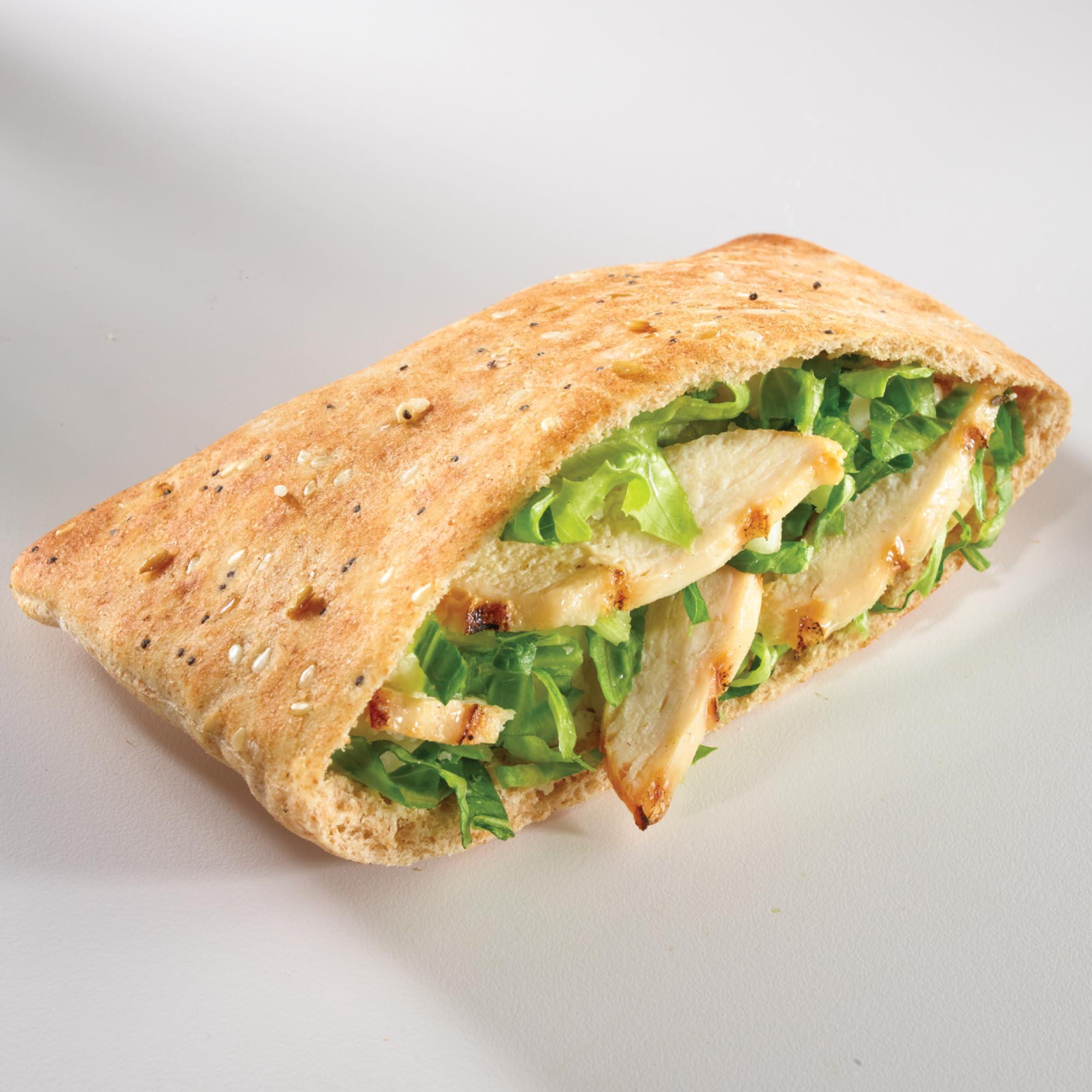 Toufayan Bakeries Toufayan Everything Smart Pockets Pita Bread | Naturally Vegan (3 Pack, 18 Pitas Total)