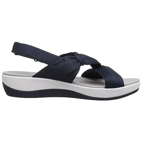 Optigard Women\'s Flat Orthopedic Arch Support Reduces Pain Comfy Sandal, Casual Non-Slip Comfy Adjusting Ankle-Strap Beach Walking Sandals with Arch Support (12,Blue,Female)