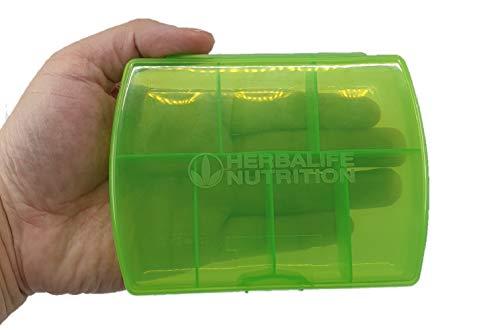 Popos Store Herbalife Pill Tablet Box Container Dispenser Middle 7-Slot