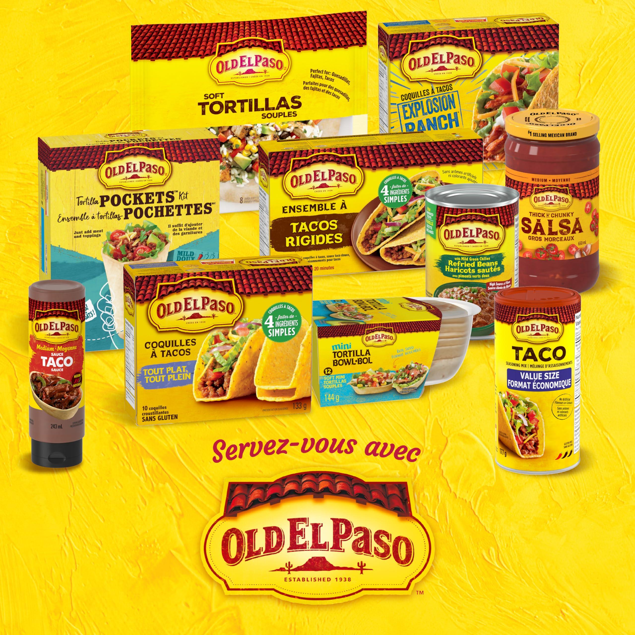 Old El Paso Old El Paso Gluten Free Cheesy Blasted Taco Shells 153g/5.4oz {Imported from Canada}