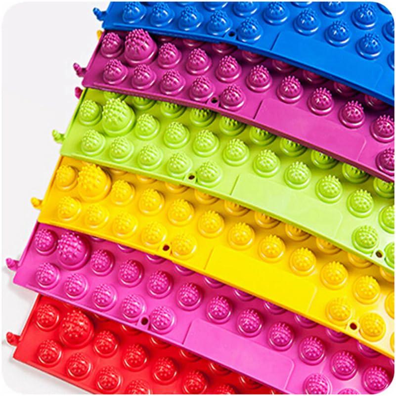 Healifty Healifty Reflexology Foot Mat Healthy Reflexology Foot Mat Foot Massage Pad Toe Pressure Relief Acupoint Mat for House Office 2pcs