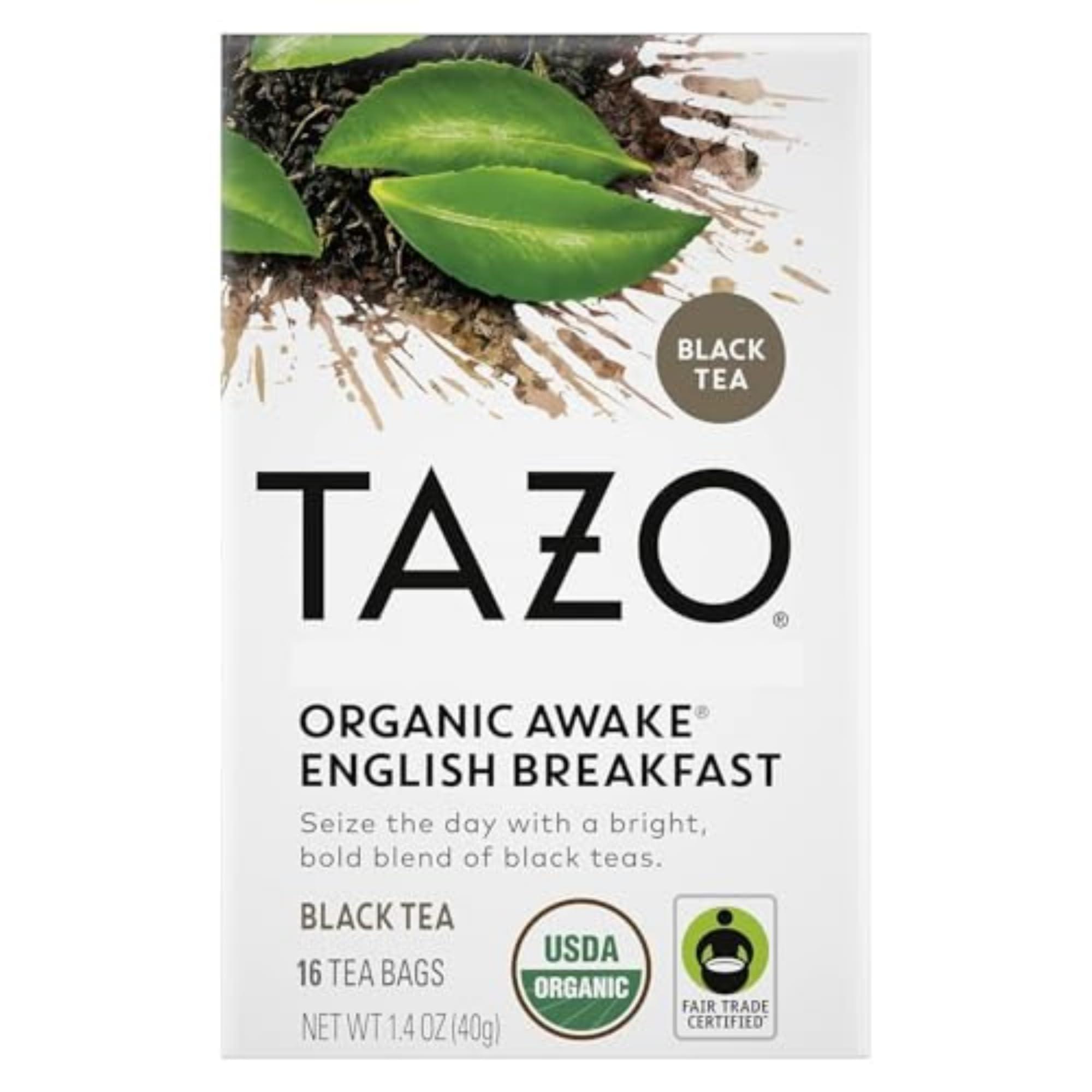 TAZO TAZO Organic Awake English Breakfast Black Tea, 16 Total Tea Bags