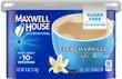 MAXWELL HOUSE Maxwell House International French Vanilla Sugar Free Cafe Beverage Mix 4 oz Canisters, Pack of 4